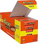 25-Ct Reese's Milk Chocolate Peanut Butter Cups (Snack Size) $4.38