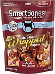 15-Count SmartBones Mini Chicken-Wrapped Sticks $0.56