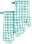 2-Pack KitchenAid Gingham Oven Mitt $5.73