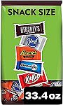 33.43 oz Hershey Assorted Milk and Dark Chocolate Flavored Snack Size $7.76