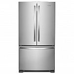 Whirlpool 25 cu. ft. French Door Refrigerator with Interior Water Dispenser $1300