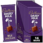 14-Ct 3.5-Oz Cadbury Dairy Milk Milk Chocolate Candy Bars $14.56