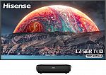 120'' Hisense L9G Series 4k Projector w/ ALR Screen $2,400.99