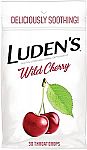 30-Count Luden's Wild Cherry Throat Drops $1.20