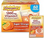 60-Count Emergen-C 1000mg Vitamin C Powder $11