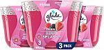 Glade Candle Bubbly Berry Splash 6.8 Oz, 3 Count $5.40