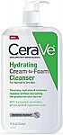 19 oz CeraVe Hydrating Cream-to-Foam Facial Cleanser (2 for $20)