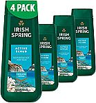 4-pack Irish Spring Mens Body Wash 20 fl oz $11