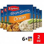 6-Pack 2 Oz. Lipton Recipe Secrets Onion Soup and Dip Mix $5.68