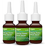 3-pack Amazon Basic Care 0.62 Fl Oz Fluticasone Propionate Nasal Allergy Relief Spray $11.39
