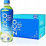 12-pack Zico 100% Coconut Water Drink 16.9 fl oz $6.40 (YMMV)