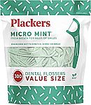 300-Count Plackers Micro Mint Dental Flossers $5