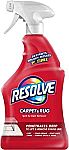 22 Oz Resolve Carpet And Rug Cleaner Spray Spot & Stain Remover $2.49