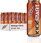 12 Count Mountain Dew Kickstart, Orange Citrus 16 fl oz $11.40