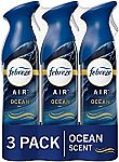 3-Pack of 8-Oz Febreze Air Effects Ocean Scent Air Freshener $5.69