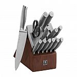Henckels Modernist 14-pc Self-Sharpening Knife Set with Block $140 and more