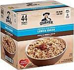 44-Count Quaker Instant Oatmeal (Lower Sugar) $9.10