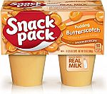 Snack Pack Butterscotch Pudding Cups, 4 Count, 12 Pack $1.20