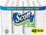 48 Rolls Scott Rapid-Dissolving Toilet Paper $26