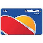 (Starting 12pm ET) $500 Southwest Airlines E-Gift Card $439.99