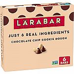 6-Count Larabar Gluten Free Vegan Fruit Nut Bars $4.50