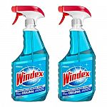 2 X 23-Oz Windex Glass and Window Cleaner Spray Bottle $4.87