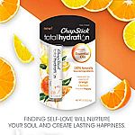 ChapStick Total Hydration Essential Oils Happy Orange And Lemon Lip Balm Tube $2.34