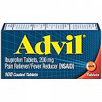 100-Ct Advil Pain Reliever and Fever Reducer $5.99 and more