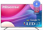 Hisense 75" U75H 4K ULED TV $900