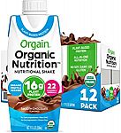 (Price Error?) 12-Pack Orgain Organic Vegan Plant Based Nutritional Shake $2.41