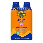 4-Ct 6Oz Banana Boat Sport Ultra SPF 50 Sunscreen Spray $19.68