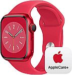Apple Watch Series 8 Cellular 41mm + 2-Yr AppleCare $329.99