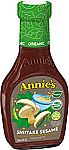 Annie's Organic Shiitake Sesame Vinaigrette Salad Dressing, Vegan, 8 oz. $2.38