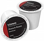 100 Ct. Solimo Dark Roast Coffee Pods $20.50