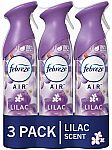 3-Pack 8.8-Oz Febreze Air Effects Odor-Fighting Air Freshener $3.94