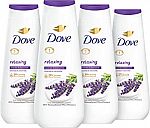 4 Count Dove Body Wash Relaxing Lavender Oil & Chamomile 20 oz $6.57