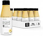 12-Pack 14-Ounce Soylent Plant Based Meal Replacement Shake (Banana) $18