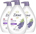3-Count 34 Oz Dove Relaxing Body Wash $16.73