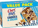 12 Count Chex Mix Snack Bars, Cookies and Cream $4.90 and more