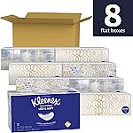 8-Boxes 120-Ct Kleenex Ultra Soft Facial Tissues (3-Ply) $10
