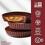 12-Pack (2 Cups Each) JUSTIN'S Organic Dark Chocolate Peanut Butter Cups $10
