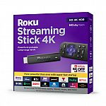 Roku Streaming Stick 4K 2022 Streaming Device $35