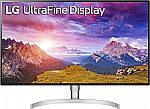 LG 32UL950-W 32" Class Ultrafine 4K UHD LED Monitor with Thunderbolt 3 Connectivity $797