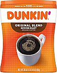 30 Oz Dunkin' Original Blend Medium Roast Ground Coffee $10.43