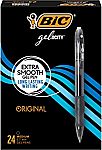 24-Count BIC Gel-ocity Original Black Gel Pens $11