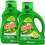 90 Loads Gain Laundry Detergent Liquid Soap Plus Aroma Boost $10.95