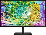SAMSUNG S80A 32" 4K UHD USB HDR10 Monitor (LS32A804NMNXGO) $279.99