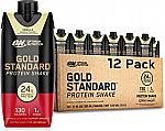 24-Count 11-Oz Optimum Nutrition Gold Standard Protein Shake $24.55