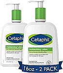 2-Ct 16 Oz Cetaphil Body Moisturizer Hydrating Lotion $14