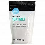 1-Lb Amazon Brand Happy Belly Sea Salt (Fine Ground) $1.47